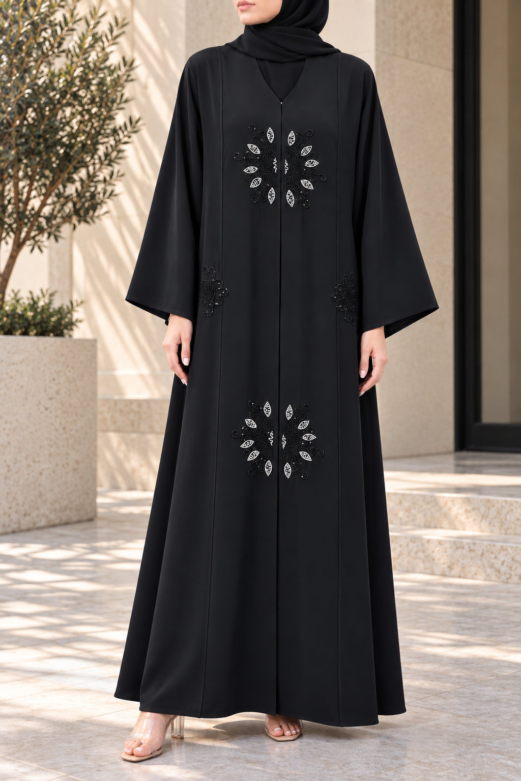 Black Soraya Abaya E13S