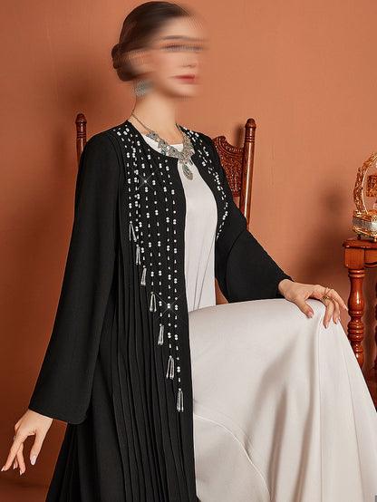 BA4083 Black Starlight Abaya