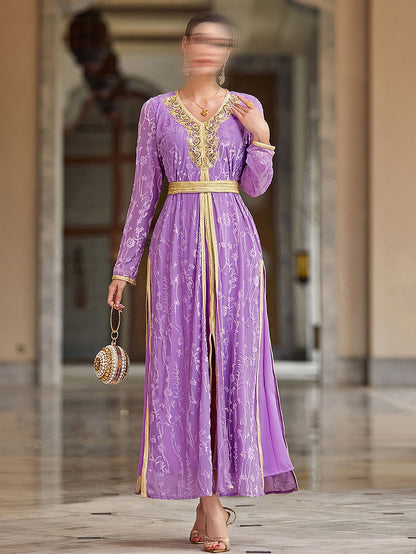 BA4031 Purple Lilac Jalabiya