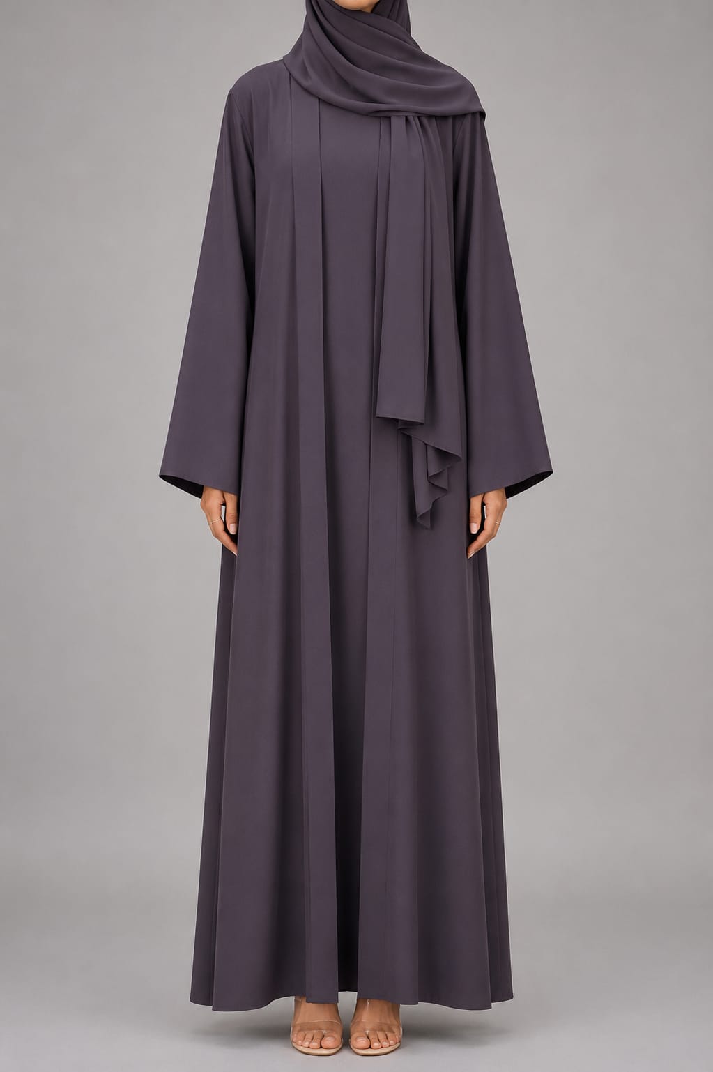 Dark Brown Mira Abaya