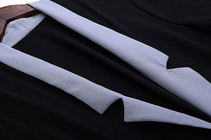 BA6068 Black Celestial Abaya