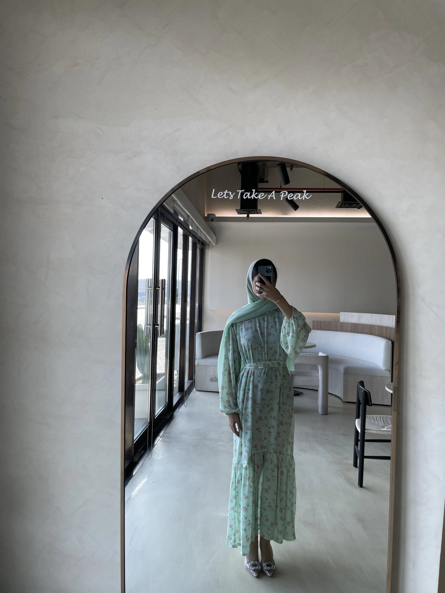Minty Long Dress