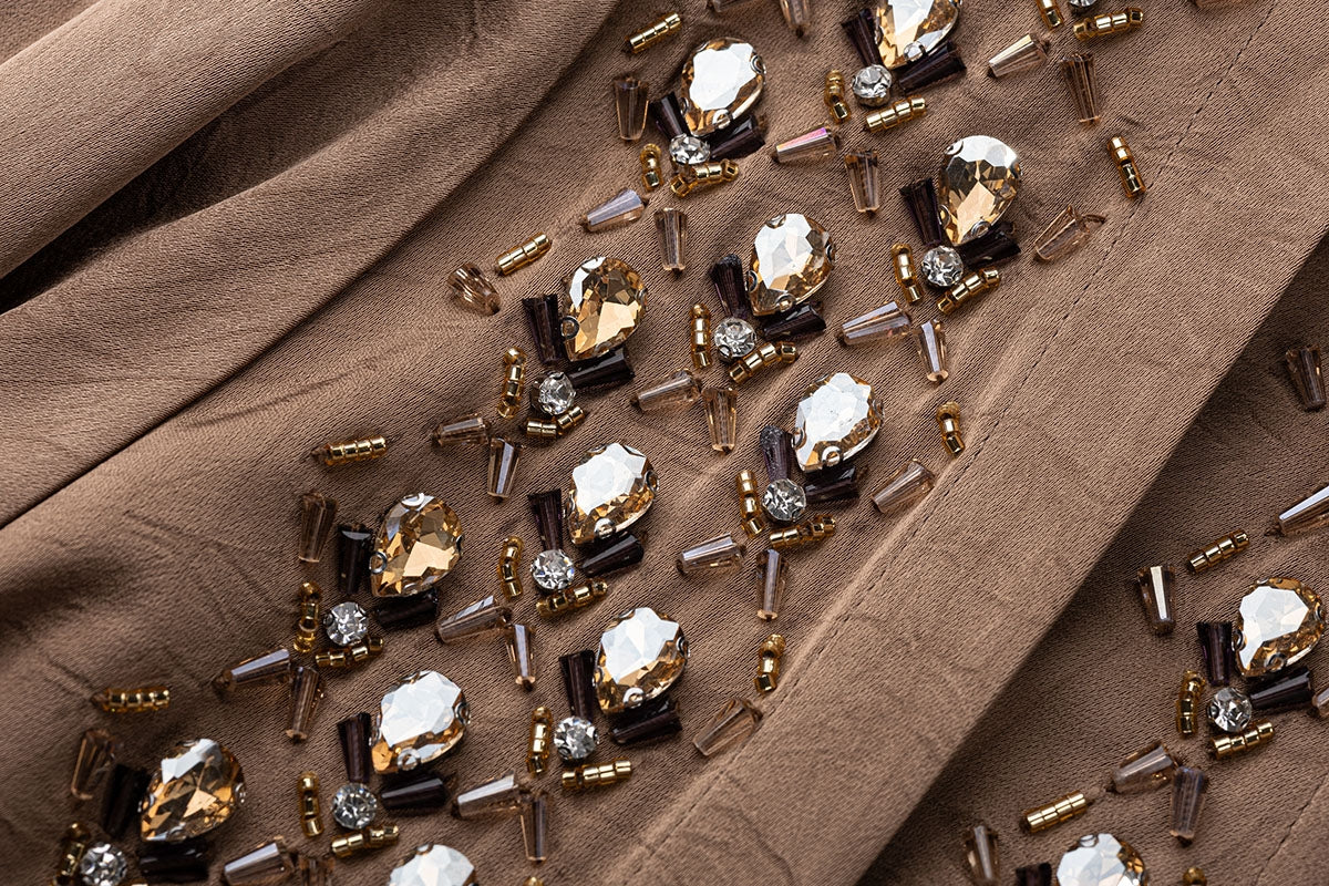 BA5148 Brown Opula Abaya