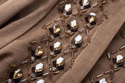BA5148 Brown Opula Abaya