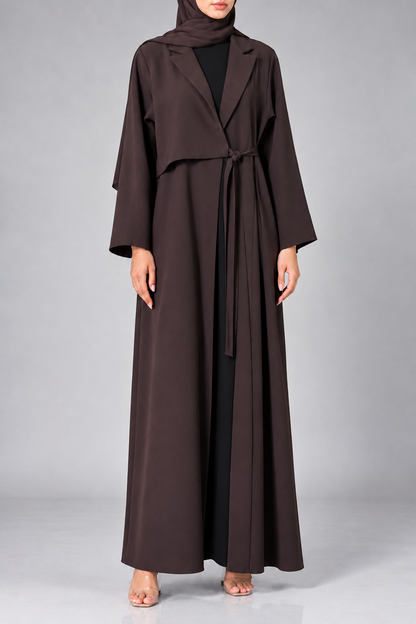 Brown Coat Abaya