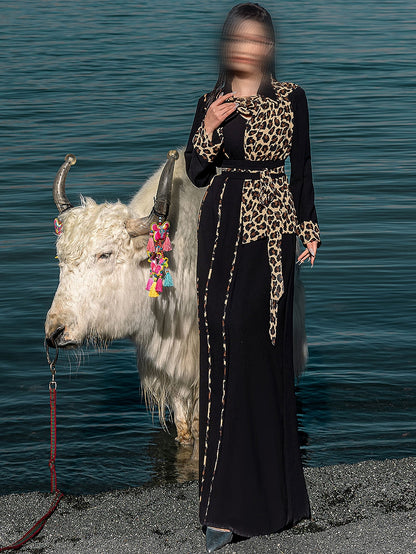 BA5237 Black Pietersite Dress