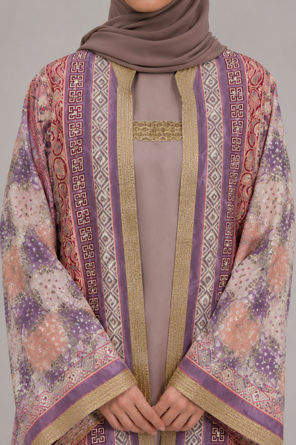 Lilac Zareen Abaya