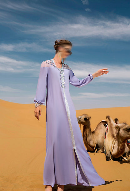 BA7049 Lavender Allium Dress