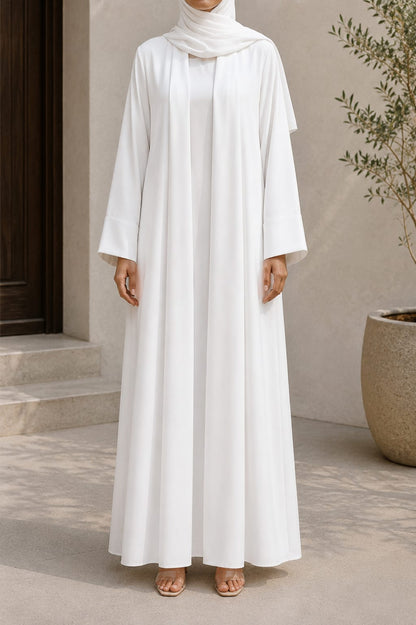 White Yara Abaya