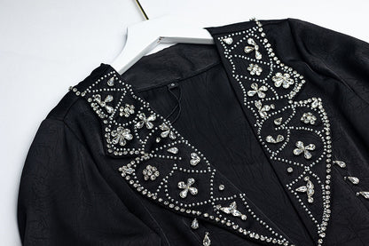 BA6021 Black Layrah onyx Abaya