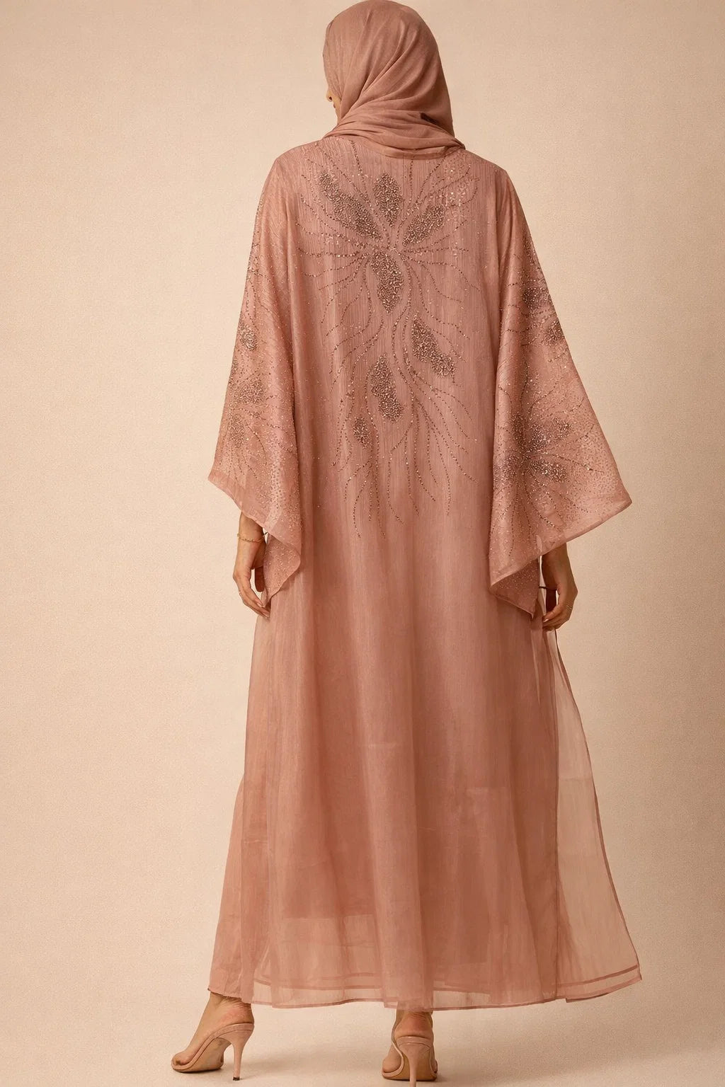 Pink Elaris Abaya