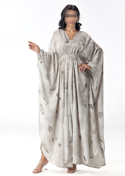 BA5006 Gray Aura Kaftan