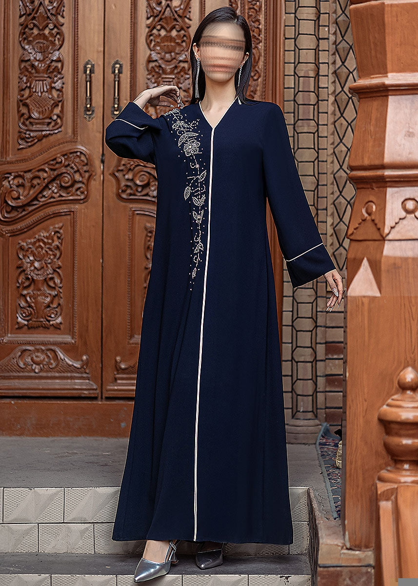 BA5218 Blue Soraya Jalabiya