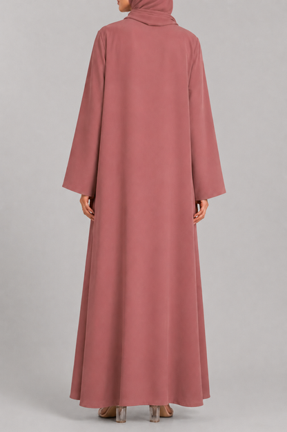 Pink Wave Abaya