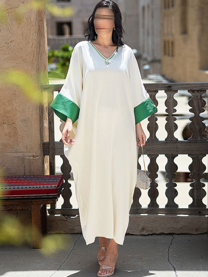 BA5078 White Oasis Kaftan