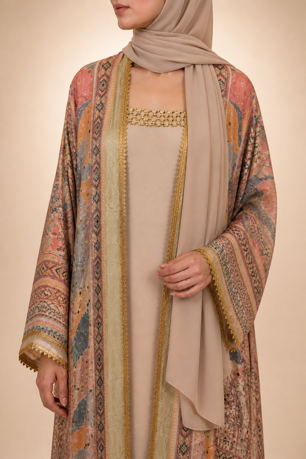 Rainbow Zareen Abaya