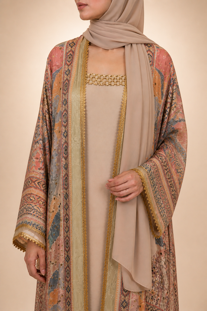 Rainbow Zareen Abaya