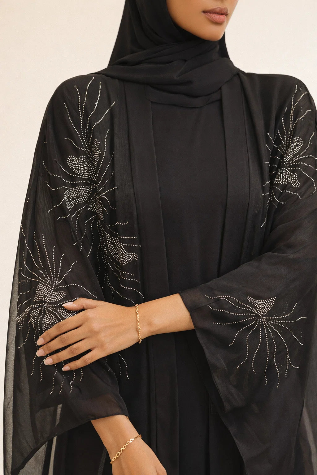 Black Elaris Abaya