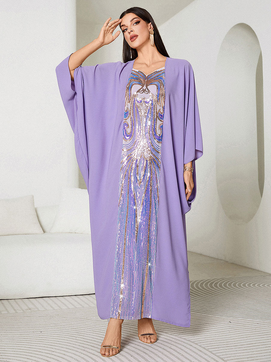 BA3102 Lavender Artique Kaftan