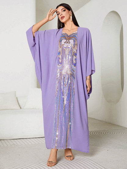 BA3102 Lavender Artique Kaftan