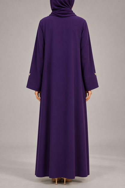 Purple Aura Abaya