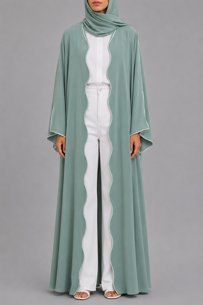 Teal IT Abaya