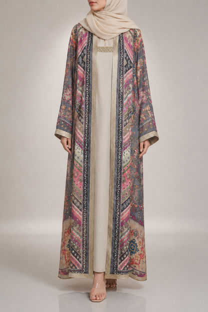 Twilight Tapestry Zareen Abaya
