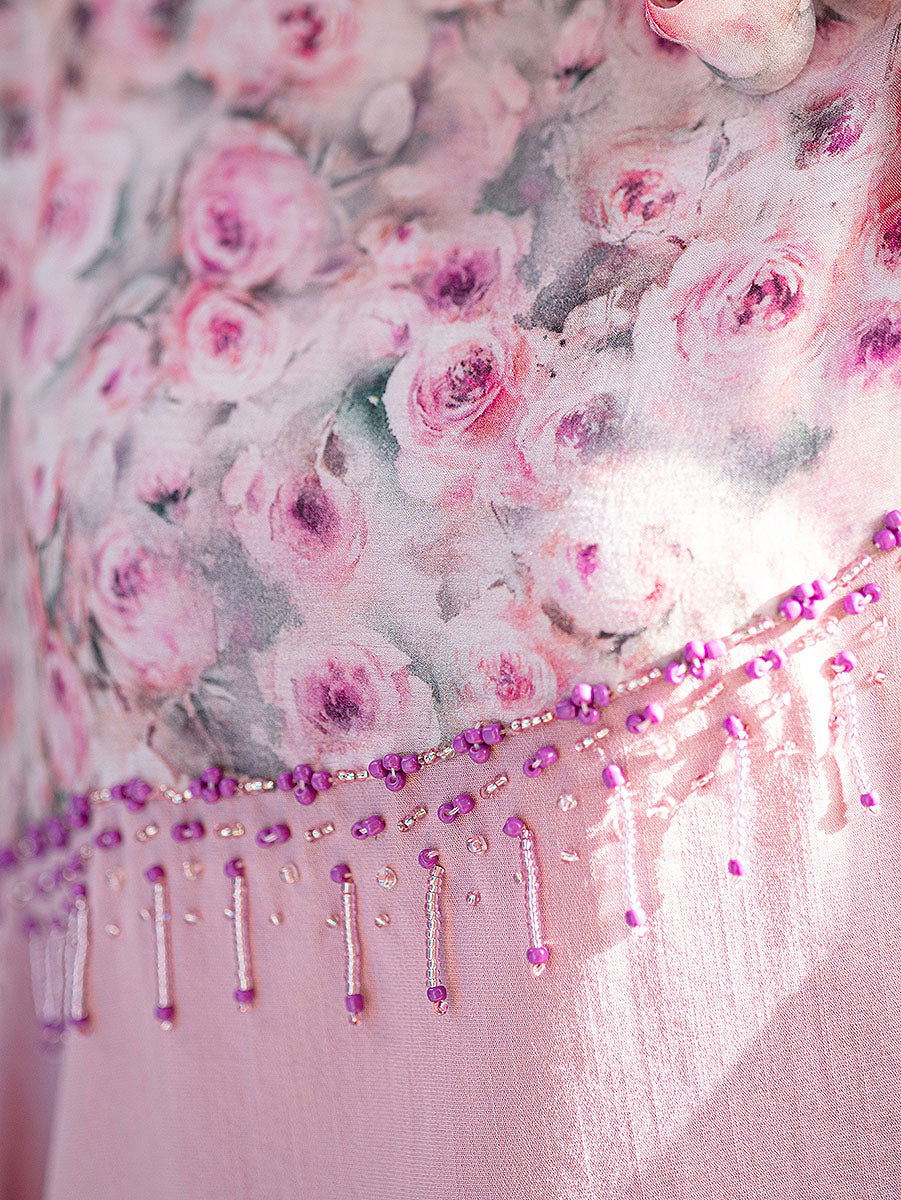 BA5139 Pink Limerence Kaftan