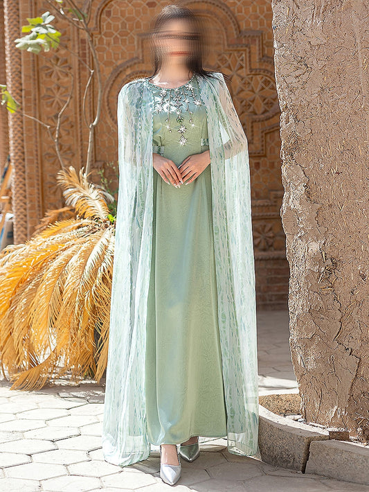 BA5189 Green Fulgent Dress
