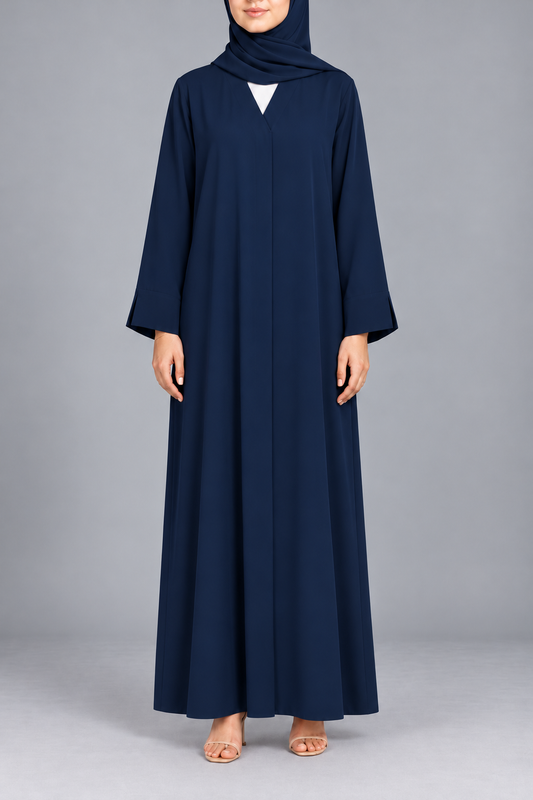 Navy Blue Essential Abaya