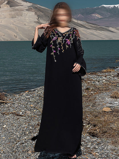 BA5219 Black Bornite Dress