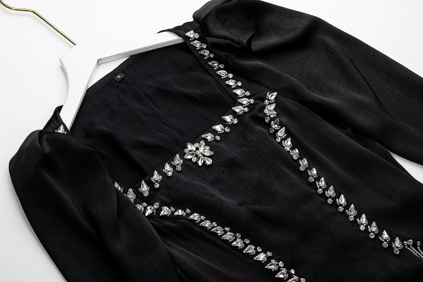 BA6011 Black Scintillate Dress