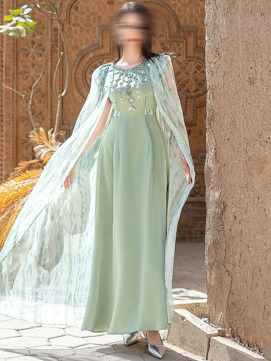 BA5189 Green Fulgent Dress
