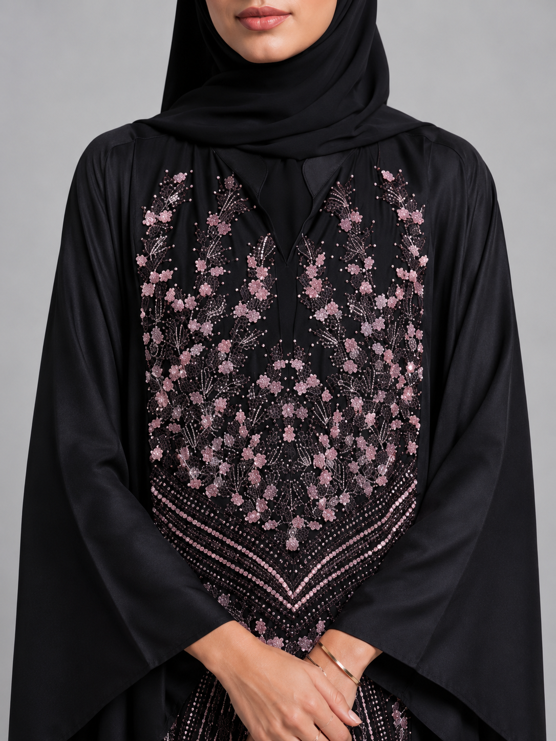 Black Ameera Abaya 2