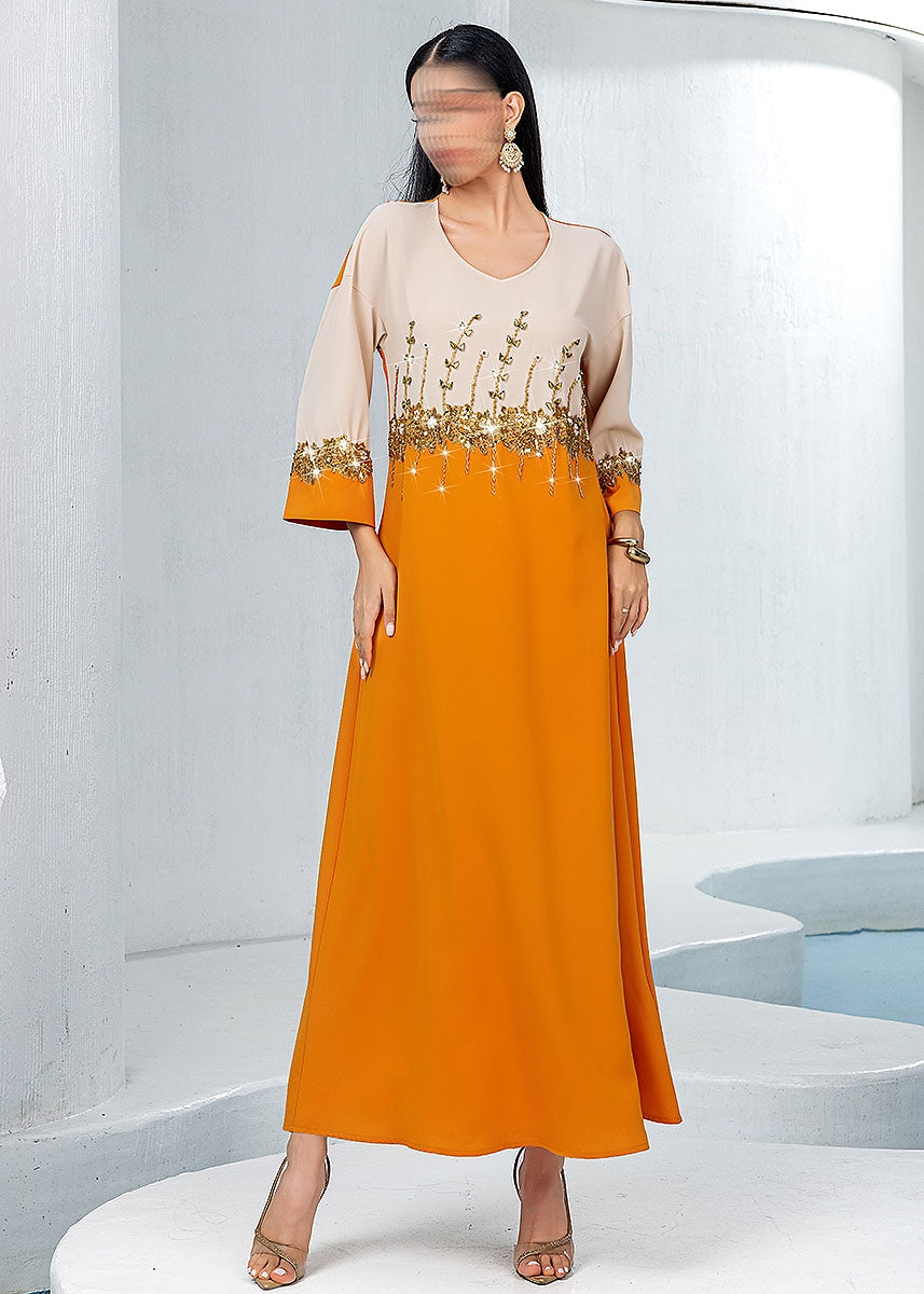 BA5138 Orange Dawn Dress