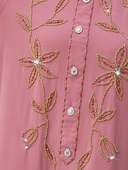 BA4127 Lobster Red Dahlia Dress