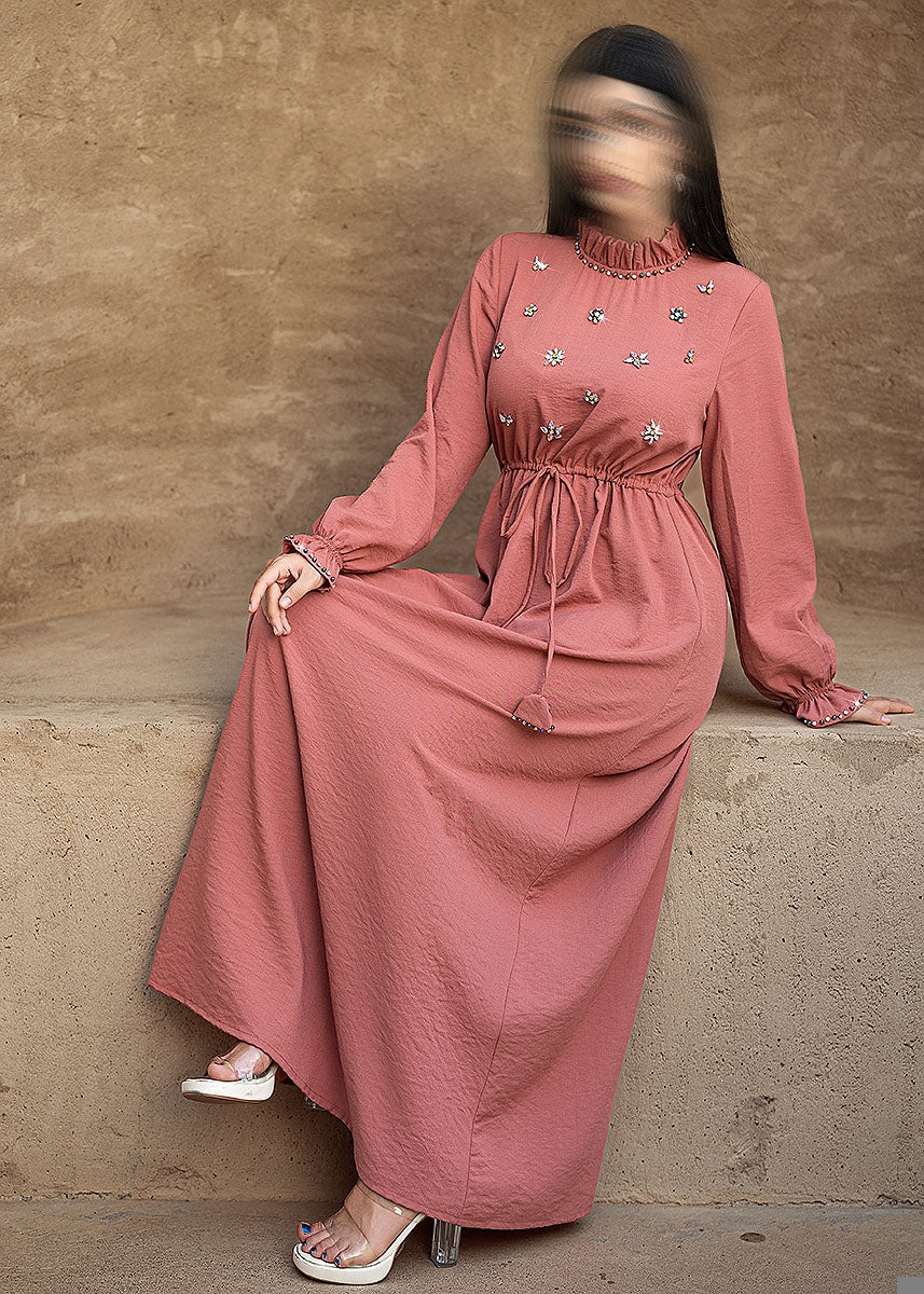 BA6004 Pink Pulchritudinous Dress