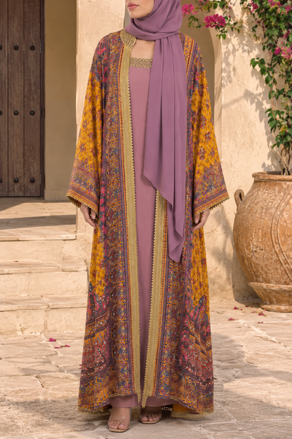 Lilac Zareen Abaya
