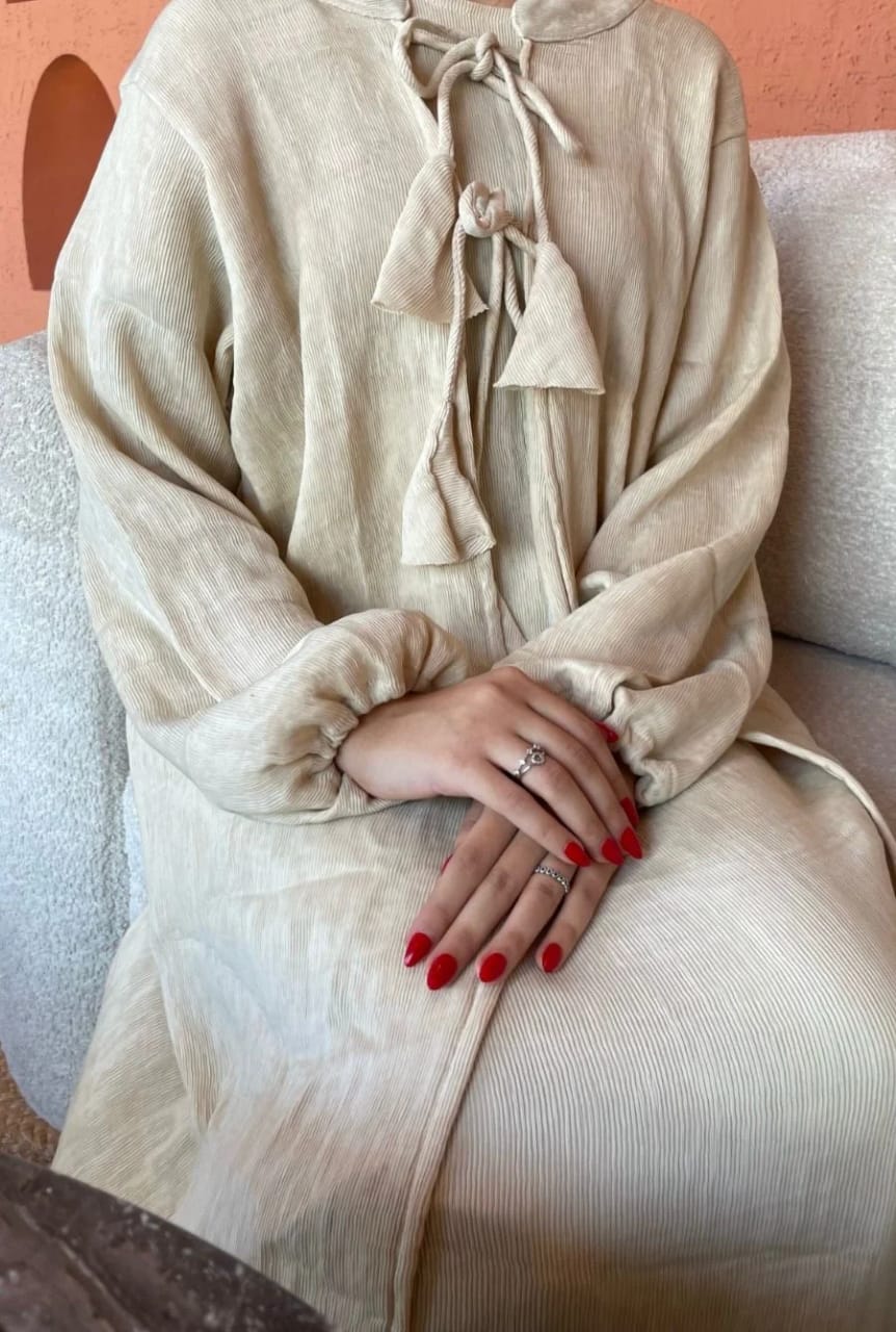 Skin tie kimono