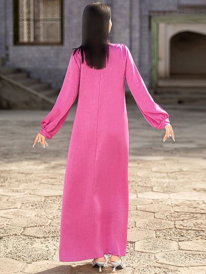 BA5203 Pink Lantern Dress