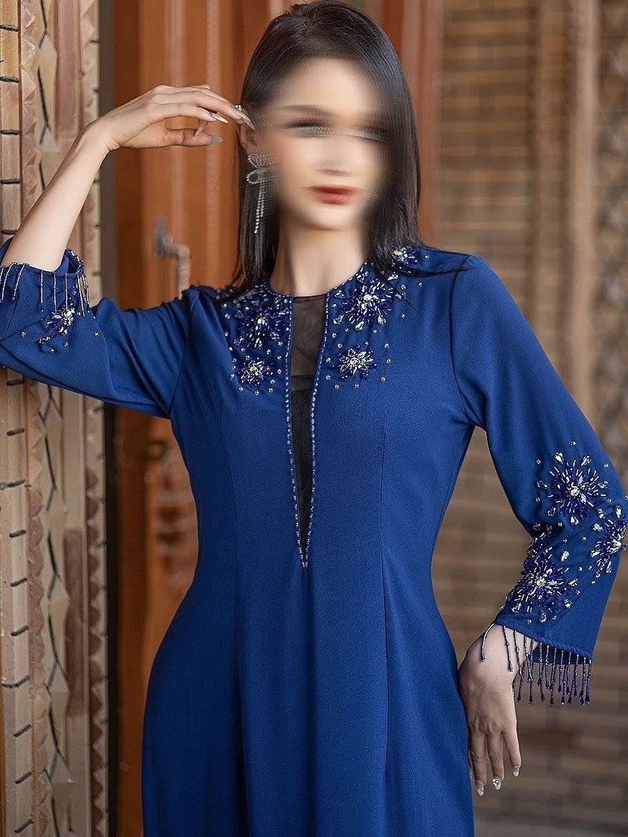 BA5235 Blue Eventide Dress
