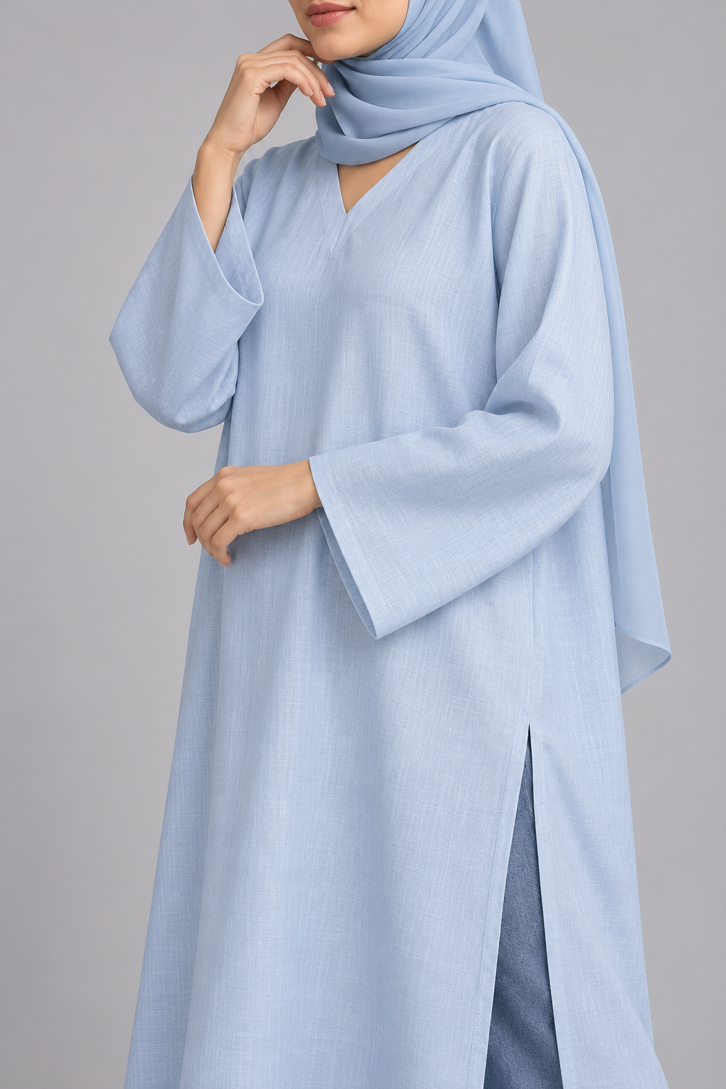 Blue Long Shirt