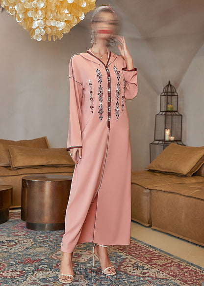 A836 Pink Garnet Jalabiya