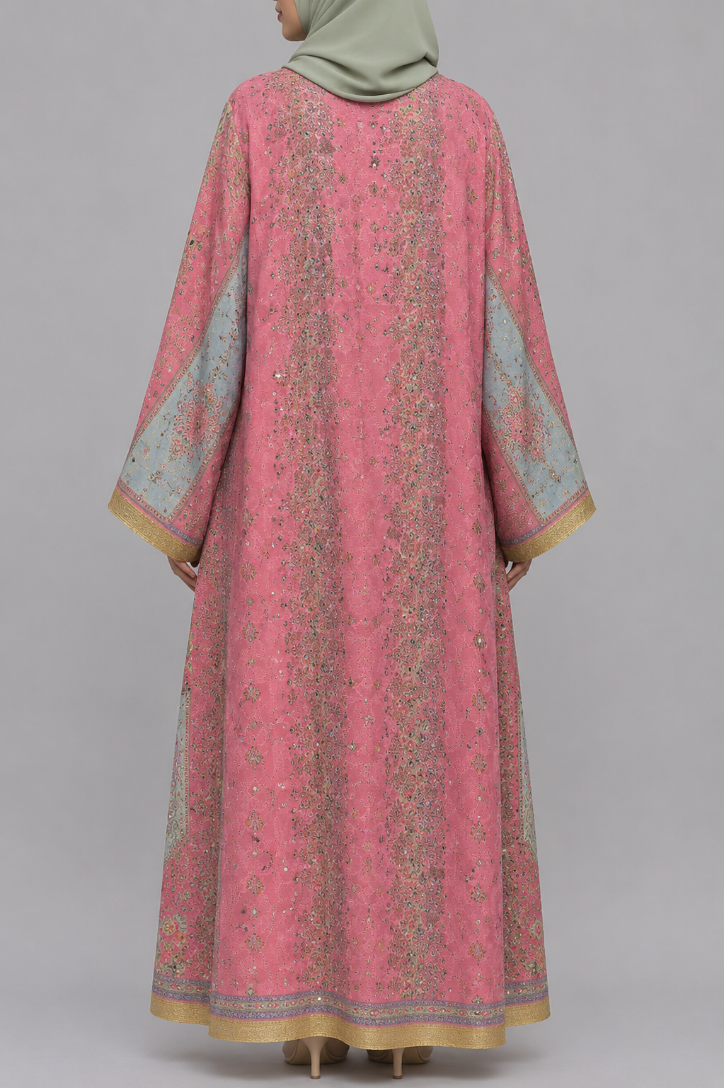 Pink Zareen Abaya