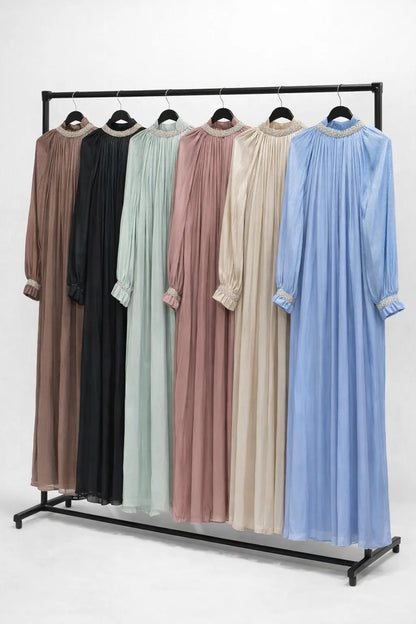 Beige Elaf Abaya