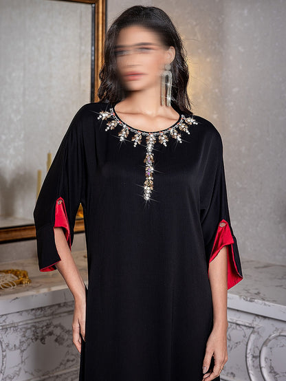 BA5176 Black Rhodonite Dress
