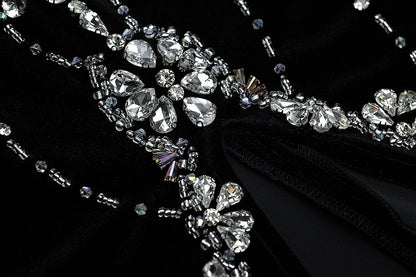 BA6028 Black Merlinite Dress
