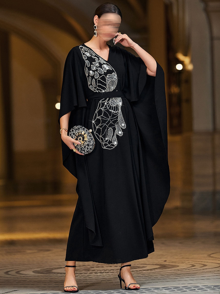 BA4101 Black Monarch Kaftan