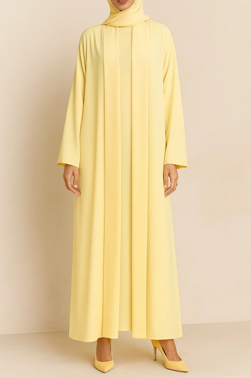 Butter Yellow Mira Abaya