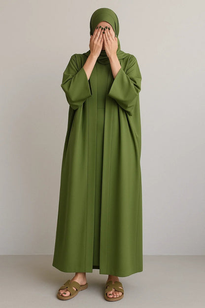 Olive Green Mira Abaya